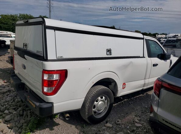 1FTMF1CB3NKE11357 2022 FORD F150 White უკანა მარჯვენა