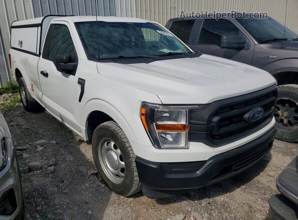 1FTMF1CB3NKE11357 2022 FORD F150 White წინა მარჯვენა