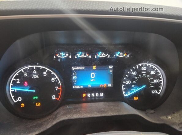1FTMF1CB3NKE11357 2022 FORD F150 White VIN კოდის სტიკერის ხედი