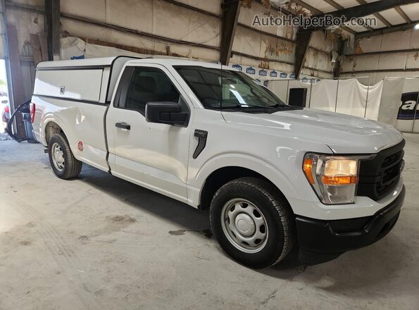 1FTMF1CB3NKE11357 2022 FORD F150 White უკანა სალონის ხედი