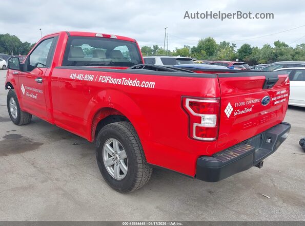 1FTMF1CB5KKE57641 2019 FORD F150 Red Tył lewy