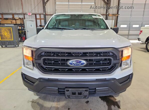 1FTMF1CB5MKE76869 2021 FORD F150 White Front view