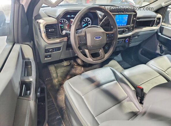 1FTMF1CB5MKE76869 2021 FORD F150 White Dashboard view