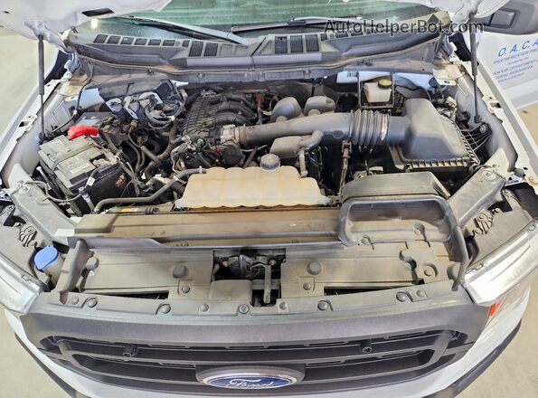 1FTMF1CB5MKE76869 2021 FORD F150 White Rear interior view
