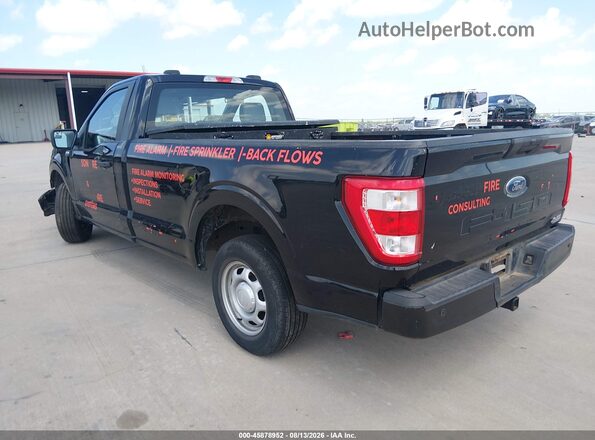 1FTMF1CB5NKE12851 2022 FORD F150 Черный Задняя левая четверть