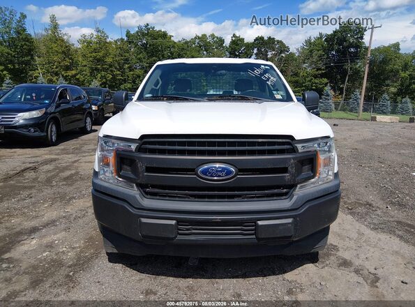 1FTMF1CB6KKC41782 2019 FORD F150 White Instrument cluster view