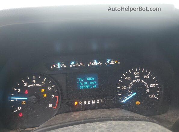 1FTMF1CB6KKE52125 2019 FORD F150 White Widok zestawu wskaźników