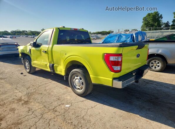 1FTMF1CB6NKE05004 2022 FORD F150 Yellow Rear left