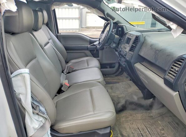1FTMF1CB7KKD30003 2019 FORD F150 White Rear seats view