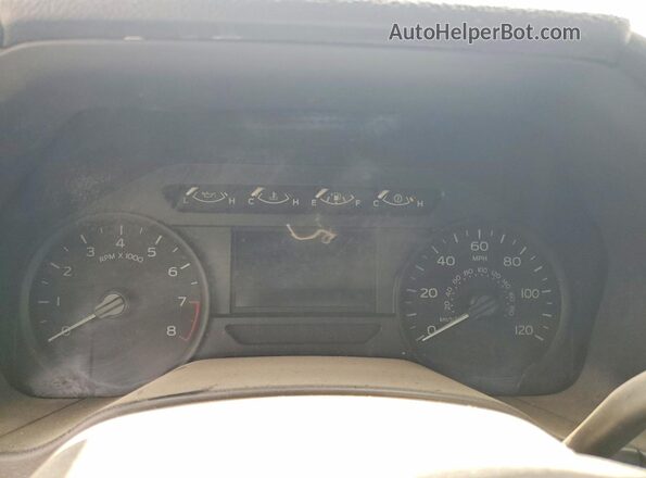 1FTMF1CB7KKD30003 2019 FORD F150 White Instrument cluster view