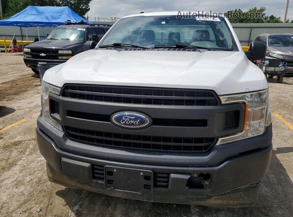 1FTMF1CB7KKD30003 2019 FORD F150 White Front view