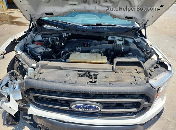 1FTMF1CB7MKD44194 2021 FORD F150 White უკანა სალონის ხედი