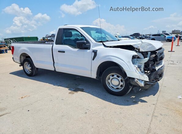 1FTMF1CB7MKD44194 2021 FORD F150 White წინა მარჯვენა