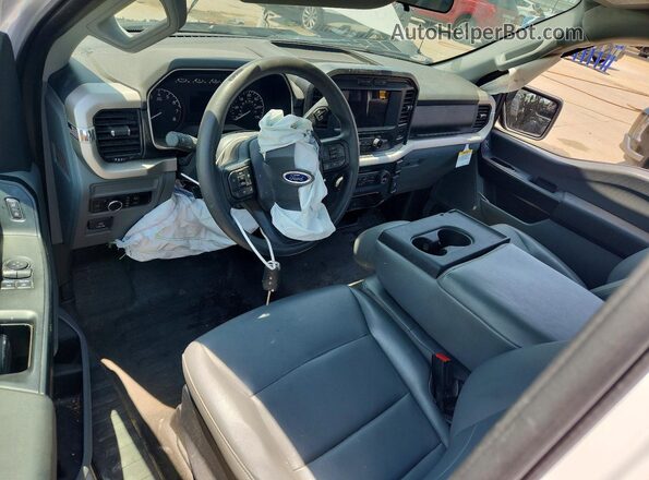 1FTMF1CB7MKD44194 2021 FORD F150 White წინა პანელის ხედი