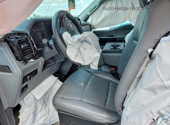 1FTMF1CB7MKF13498 2021 FORD F150 Black Front interior view