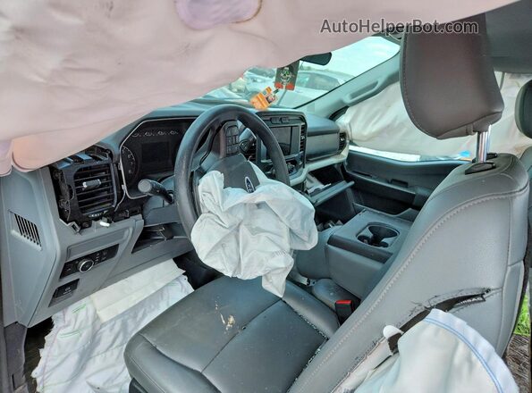 1FTMF1CB7MKF13498 2021 FORD F150 Black Dashboard view