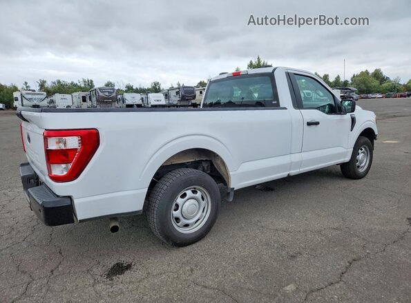 1FTMF1CB7NKF06066 2022 FORD F150 White Trasero derecho