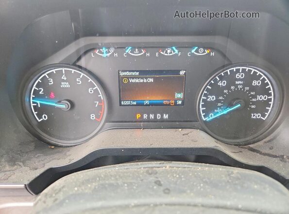 1FTMF1CB7NKF06066 2022 FORD F150 White Vista del cuadro de instrumentos