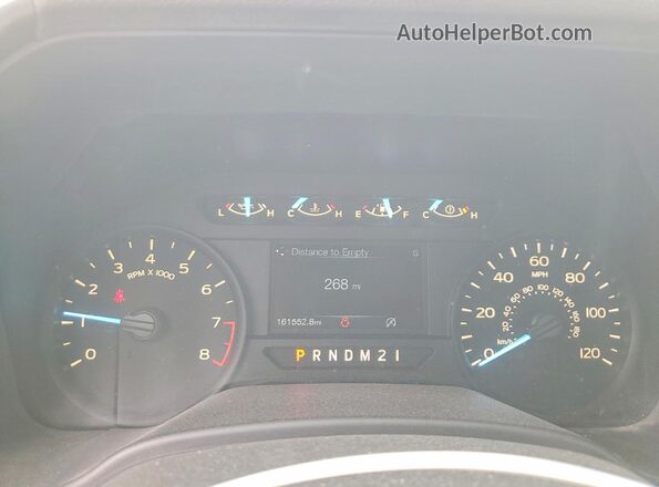 1FTMF1CB8JKC63457 2018 FORD F150 White Widok zestawu wskaźników