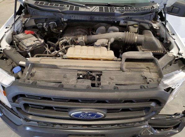 1FTMF1CB8MKD56113 2021 FORD F150 White Вид задньої частини салону