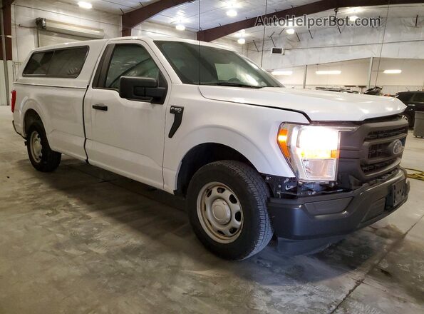 1FTMF1CB8MKD56113 2021 FORD F150 White Передня права чверть