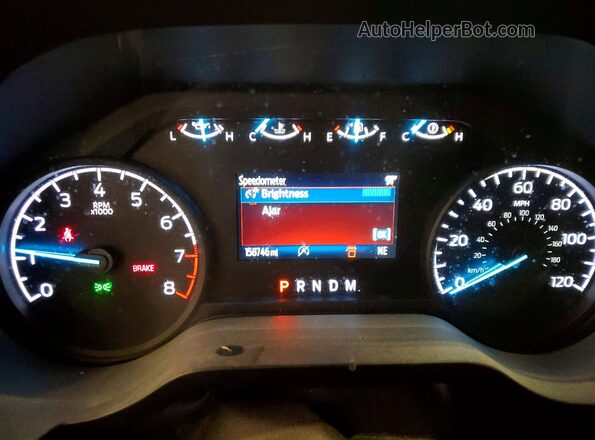 1FTMF1CB8MKD56113 2021 FORD F150 White Вид щитка приладів