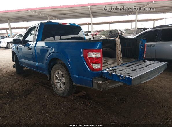1FTMF1CB8MKD74031 2021 FORD F150 Blue უკანა მარცხენა