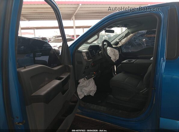 1FTMF1CB8MKD74031 2021 FORD F150 Blue წინა სალონის ხედი