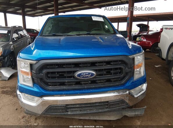 1FTMF1CB8MKD74031 2021 FORD F150 Blue ხელსაწყოთა პანელის ხედი