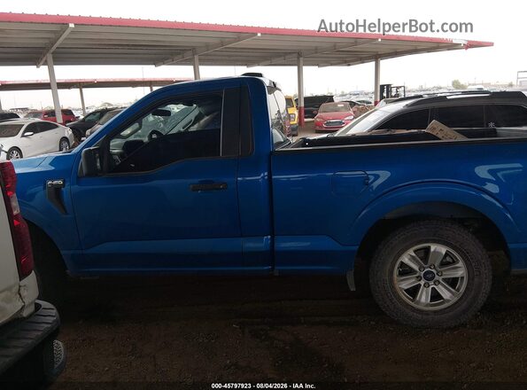 1FTMF1CB8MKD74031 2021 FORD F150 Blue სალონის 360-გრადუსიანი ხედი