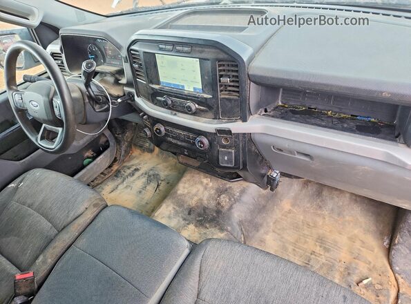 1FTMF1CB8NKE11516 2022 FORD F150 White Առջևի վահանակի տեսք