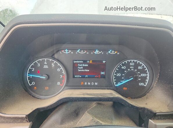 1FTMF1CB8NKE11516 2022 FORD F150 White Սարքավորումների վահանակի տեսք