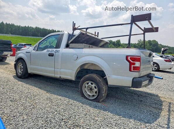 1FTMF1CB9KKD21609 2019 FORD F150 Silver უკანა მარცხენა