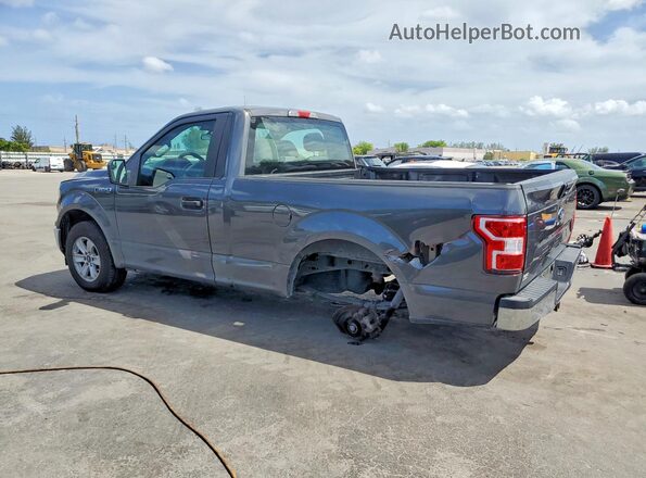 1FTMF1CBXKKC65227 2019 FORD F150 Gray უკანა მარცხენა