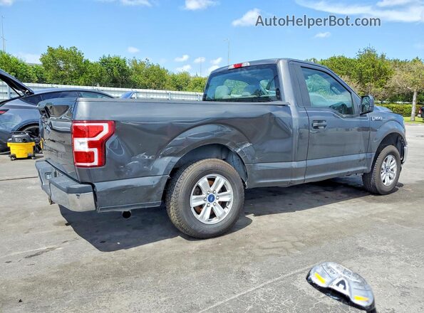1FTMF1CBXKKC65227 2019 FORD F150 Gray უკანა მარჯვენა