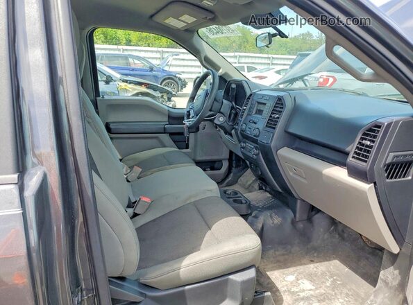 1FTMF1CBXKKC65227 2019 FORD F150 Gray უკანა სავარძლების ხედი