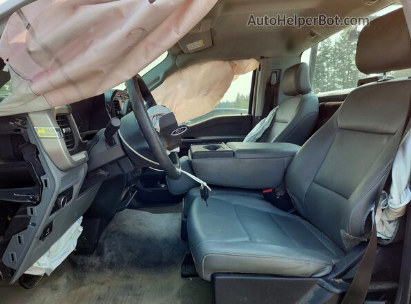 1FTMF1CBXNKE65951 2022 FORD F150 White Widok wnętrza z przodu