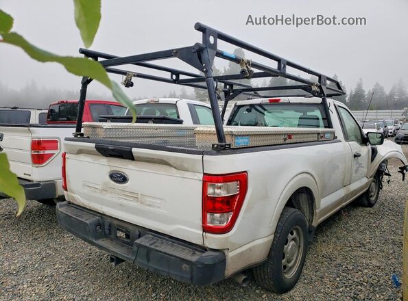 1FTMF1CBXNKE65951 2022 FORD F150 White Tył prawy