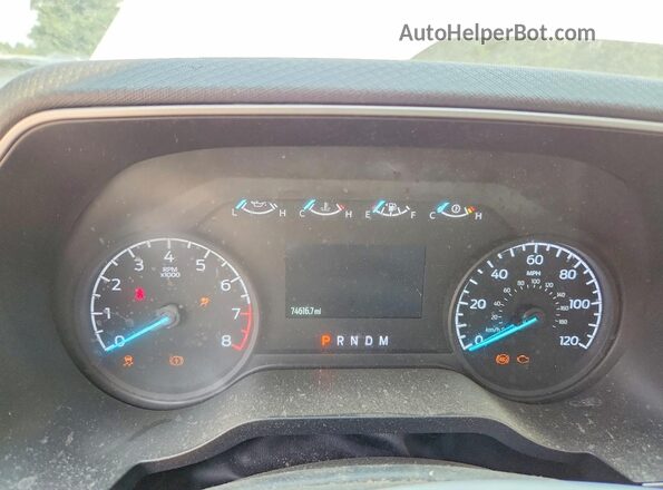 1FTMF1CBXNKE65951 2022 FORD F150 White Widok zestawu wskaźników
