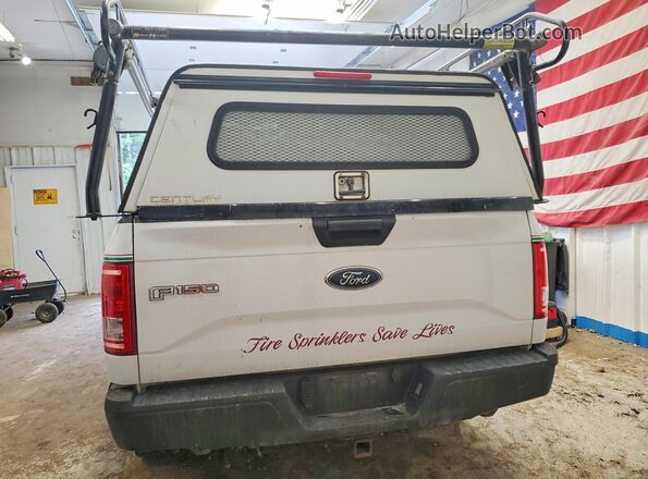 1FTMF1CF2HKD78889 2017 FORD F150 White Вид ззаду