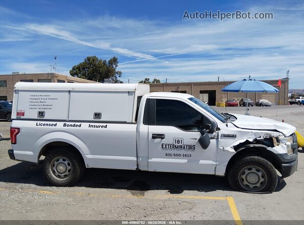 1FTMF1CF3GKD66698 2016 FORD F150 White უკანა სალონის ხედი