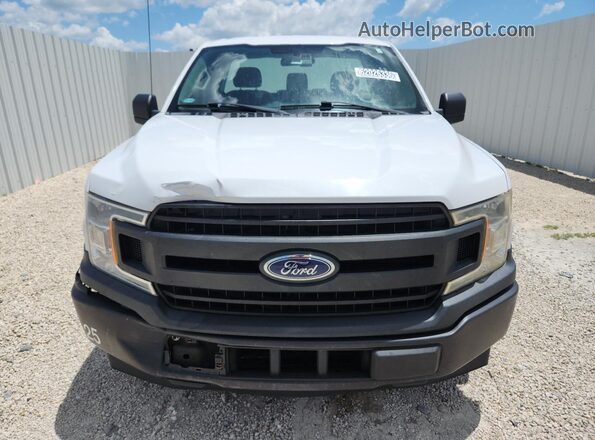1FTMF1CP0JKD23369 2018 FORD F150 White VIN კოდის სტიკერის ხედი