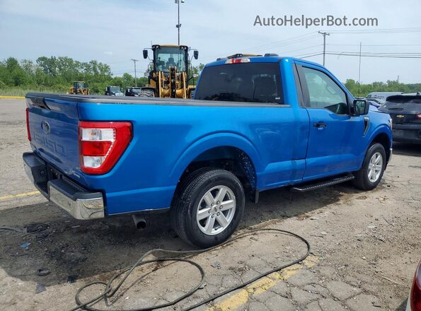 1FTMF1CP2MKD42302 2021 FORD F150 Blue უკანა მარჯვენა