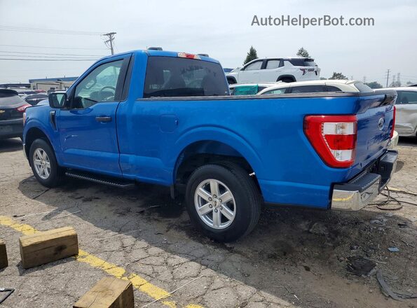1FTMF1CP2MKD42302 2021 FORD F150 Blue უკანა მარცხენა