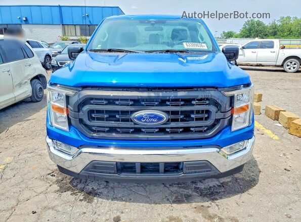 1FTMF1CP2MKD42302 2021 FORD F150 Blue წინა ხედი