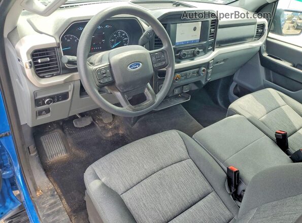 1FTMF1CP2MKD42302 2021 FORD F150 Blue წინა პანელის ხედი