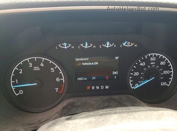 1FTMF1CP2MKD42302 2021 FORD F150 Blue ხელსაწყოთა პანელის ხედი