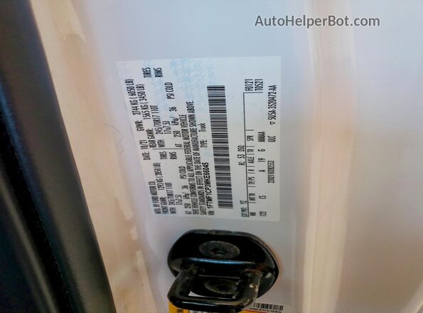 1FTMF1CP3MKE66045 2021 FORD F150 Белый Вид подкапотного пространства