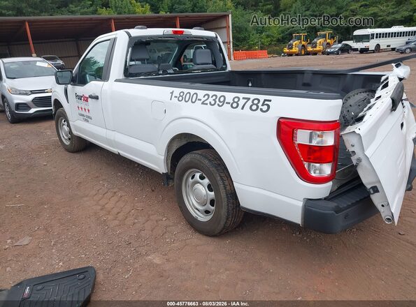 1FTMF1CP3NKE03366 2022 FORD F150 White Trasero izquierdo