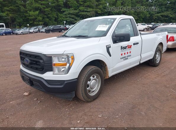 1FTMF1CP3NKE03366 2022 FORD F150 White Vista tres cuartos delantera izquierda
